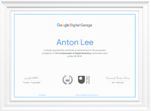 Google Certificate